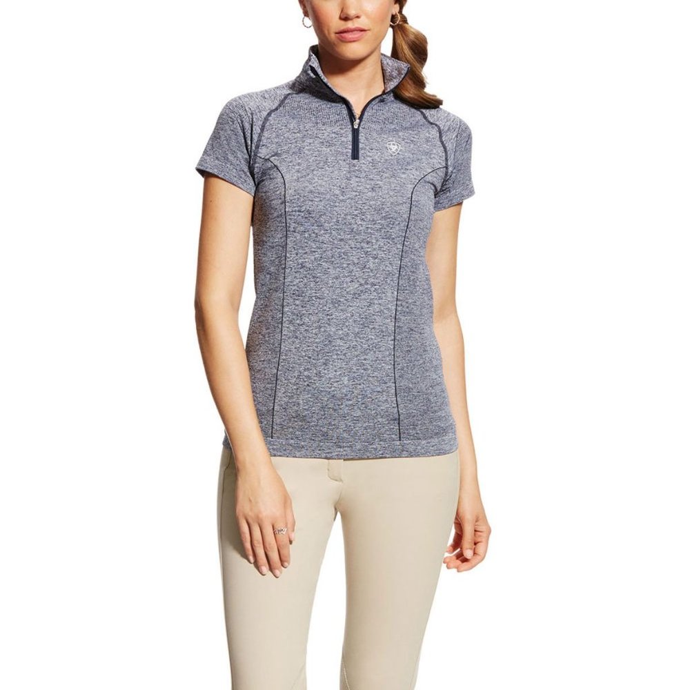 ARIAT Ladies Odyssey Seamless Short Sleeve blue
